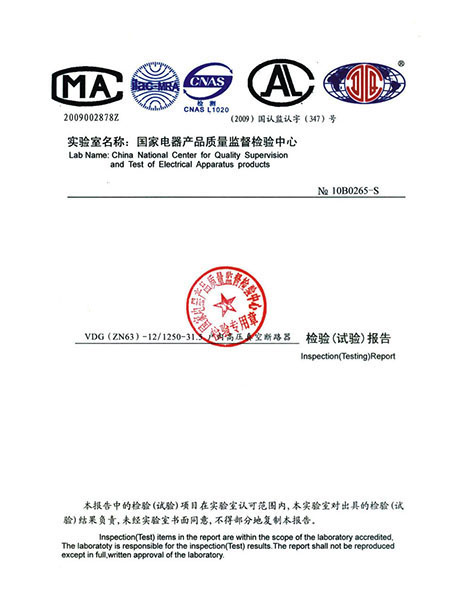 檢驗(yàn)報(bào)告